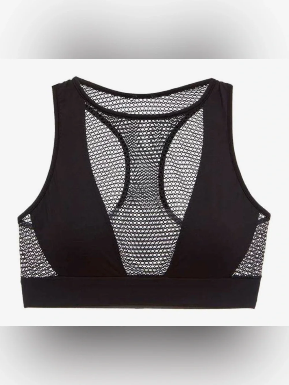 BNWT Cosabella Black Fishnet Mesh Bisou Bisou Move Bralette, Small, $74!
